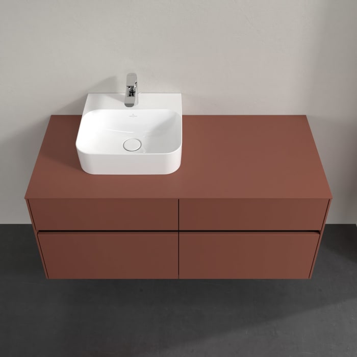 Villeroy & Boch Collaro Waschtischunterschrank 120 x 54,8 cm , mit LED-Beleuchtung, mit 4 Auszügen