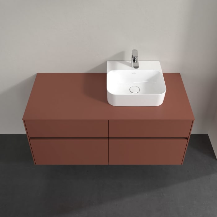 Villeroy & Boch Collaro Waschtischunterschrank 120 x 54,8 cm , mit LED-Beleuchtung, mit 4 Auszügen