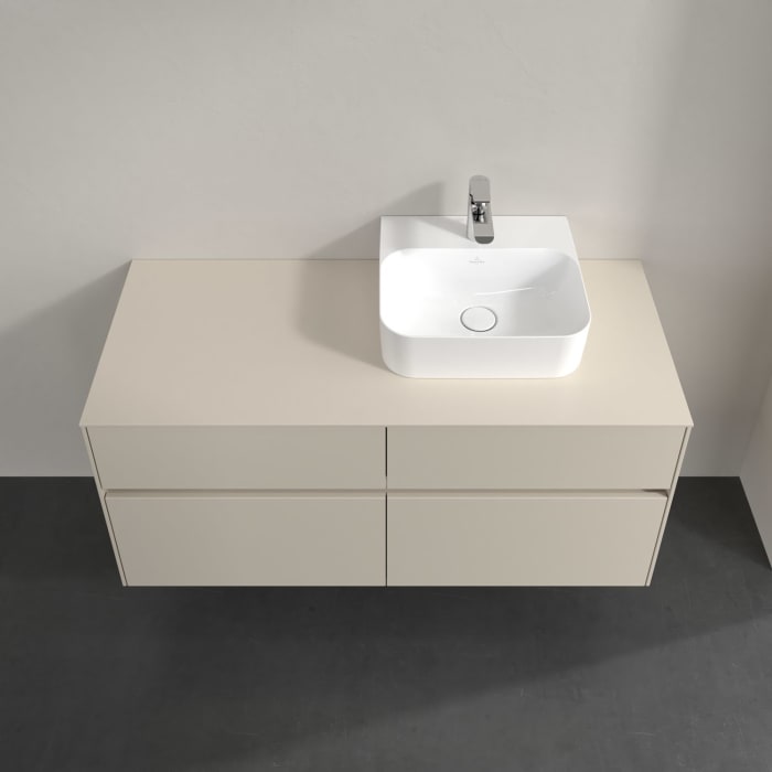 Villeroy & Boch Collaro Waschtischunterschrank 120 x 54,8 cm , mit LED-Beleuchtung, mit 4 Auszügen