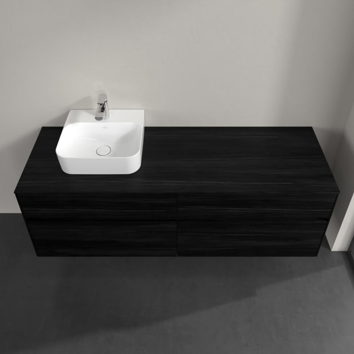 Villeroy & Boch Collaro Waschtischunterschrank 160 x 54,8 cm , mit LED-Beleuchtung, mit 4 Auszügen