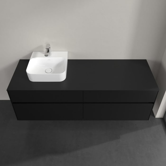 Villeroy & Boch Collaro Waschtischunterschrank 160 x 54,8 cm , mit LED-Beleuchtung, mit 4 Auszügen