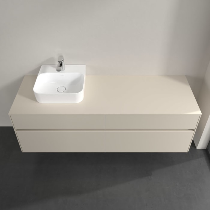 Villeroy & Boch Collaro Waschtischunterschrank 160 x 54,8 cm , mit LED-Beleuchtung, mit 4 Auszügen