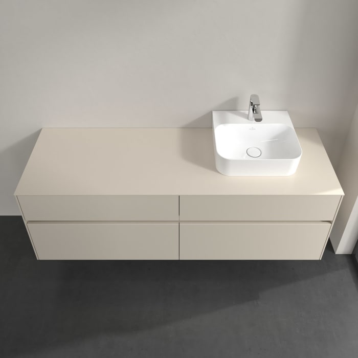 Villeroy & Boch Collaro Waschtischunterschrank 160 x 54,8 cm , mit LED-Beleuchtung, mit 4 Auszügen