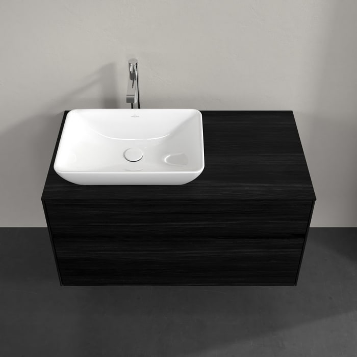 Villeroy & Boch Collaro Waschtischunterschrank 100 x 54,8 cm , mit LED-Beleuchtung, mit 2 Auszügen