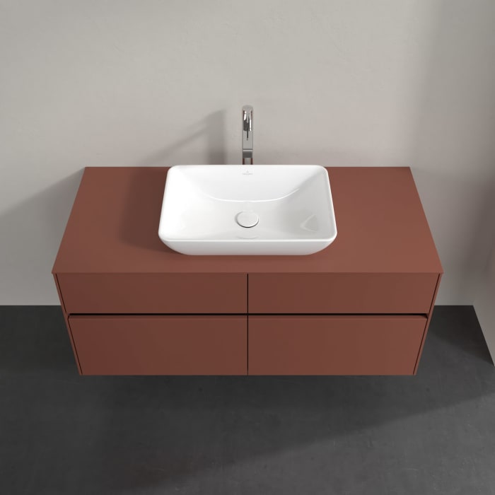 Villeroy & Boch Collaro Waschtischunterschrank 120 x 54,8 cm , mit LED-Beleuchtung, mit 4 Auszügen