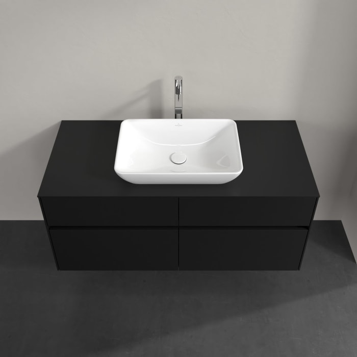 Villeroy & Boch Collaro Waschtischunterschrank 120 x 54,8 cm , mit LED-Beleuchtung, mit 4 Auszügen