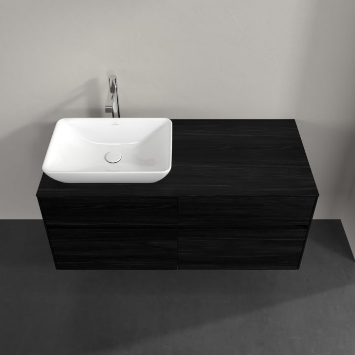 Villeroy & Boch Collaro Waschtischunterschrank 120 x 54,8 cm , mit LED-Beleuchtung, mit 4 Auszügen