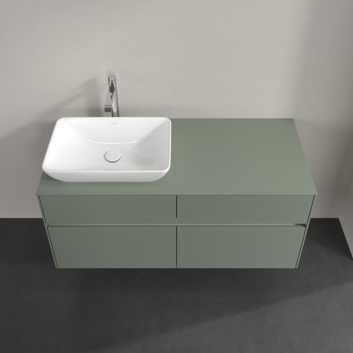 Villeroy & Boch Collaro Waschtischunterschrank 120 x 54,8 cm , mit LED-Beleuchtung, mit 4 Auszügen