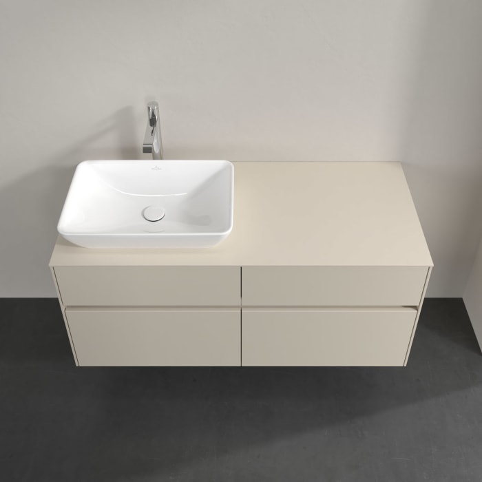 Villeroy & Boch Collaro Waschtischunterschrank 120 x 54,8 cm , mit LED-Beleuchtung, mit 4 Auszügen