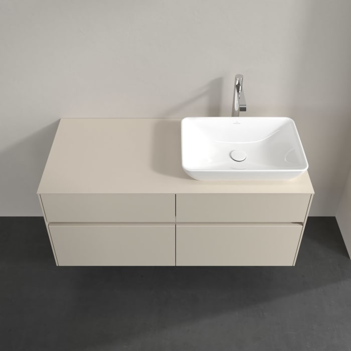 Villeroy & Boch Collaro Waschtischunterschrank 120 x 54,8 cm , mit LED-Beleuchtung, mit 4 Auszügen