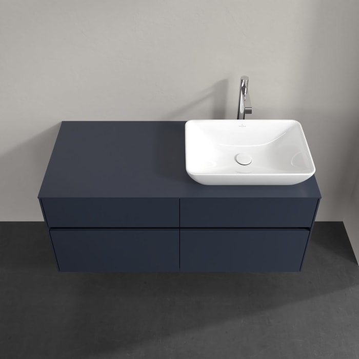 Villeroy & Boch Collaro Waschtischunterschrank 120 x 54,8 cm , mit LED-Beleuchtung, mit 4 Auszügen