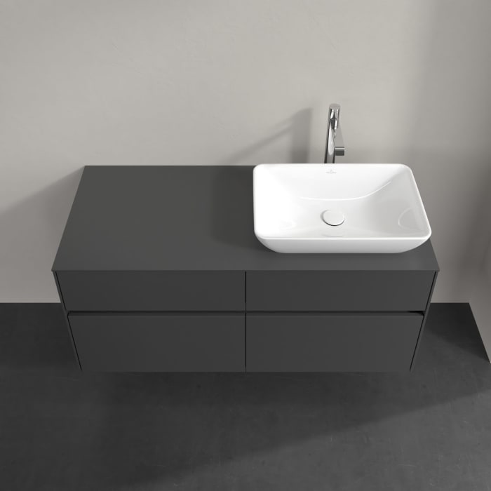 Villeroy & Boch Collaro Waschtischunterschrank 120 x 54,8 cm , mit LED-Beleuchtung, mit 4 Auszügen