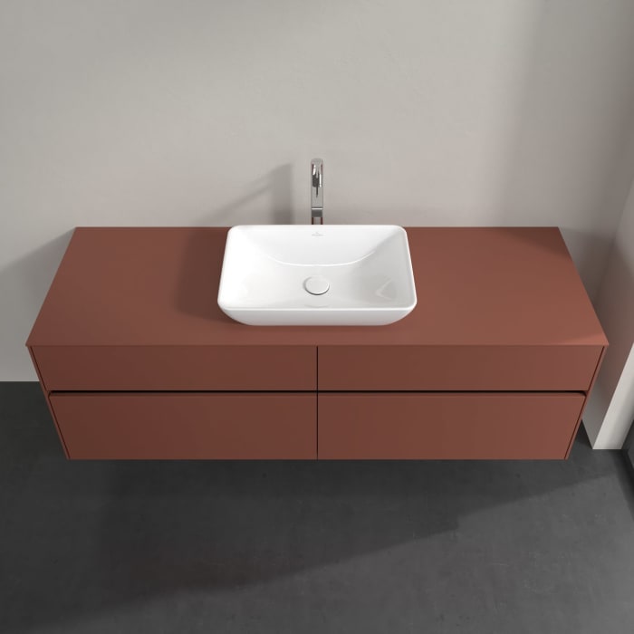 Villeroy & Boch Collaro Waschtischunterschrank 160 x 54,8 cm , mit LED-Beleuchtung, mit 4 Auszügen