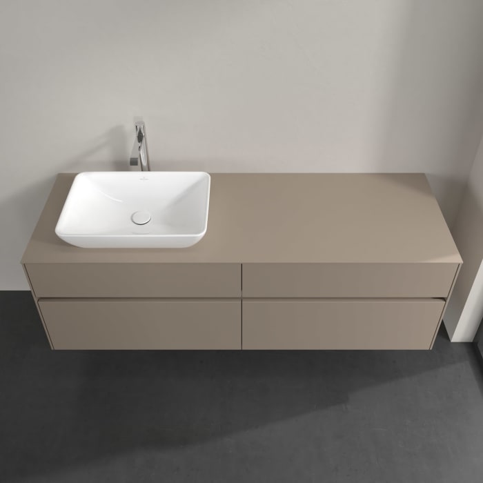 Villeroy & Boch Collaro Waschtischunterschrank 160 x 54,8 cm , mit LED-Beleuchtung, mit 4 Auszügen