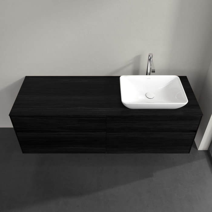 Villeroy & Boch Collaro Waschtischunterschrank 160 x 54,8 cm , mit LED-Beleuchtung, mit 4 Auszügen