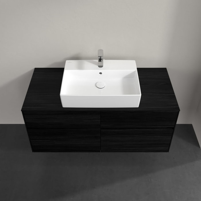 Villeroy & Boch Collaro Waschtischunterschrank 120 x 54,8 cm , mit LED-Beleuchtung, mit 4 Auszügen