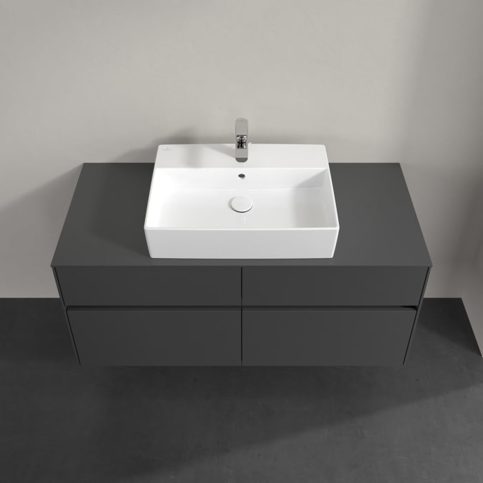 Villeroy & Boch Collaro Waschtischunterschrank 120 x 54,8 cm , mit LED-Beleuchtung, mit 4 Auszügen