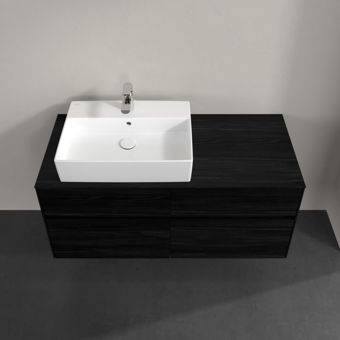 Villeroy & Boch Collaro Waschtischunterschrank 120 x 54,8 cm , mit LED-Beleuchtung, mit 4 Auszügen