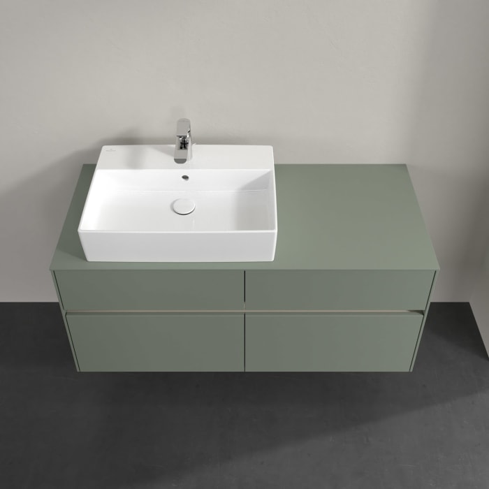 Villeroy & Boch Collaro Waschtischunterschrank 120 x 54,8 cm , mit LED-Beleuchtung, mit 4 Auszügen