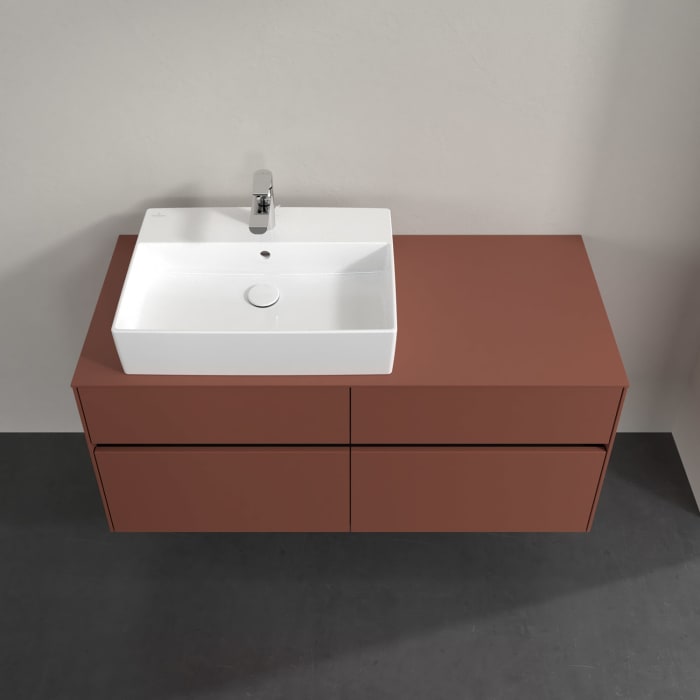 Villeroy & Boch Collaro Waschtischunterschrank 120 x 54,8 cm , mit LED-Beleuchtung, mit 4 Auszügen