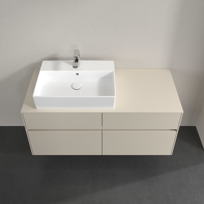 Villeroy & Boch Collaro Waschtischunterschrank 120 x 54,8 cm , mit LED-Beleuchtung, mit 4 Auszügen