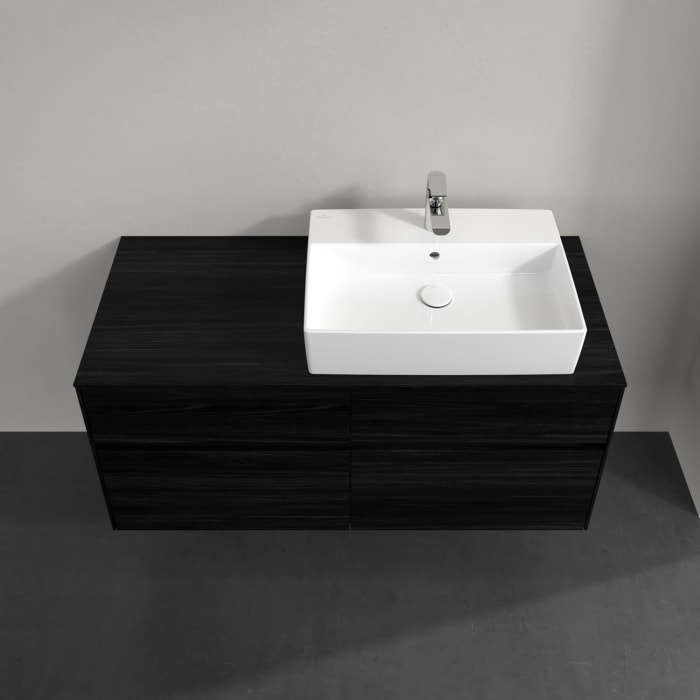 Villeroy & Boch Collaro Waschtischunterschrank 120 x 54,8 cm , mit LED-Beleuchtung, mit 4 Auszügen