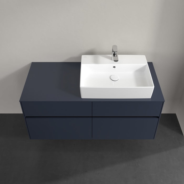 Villeroy & Boch Collaro Waschtischunterschrank 120 x 54,8 cm , mit LED-Beleuchtung, mit 4 Auszügen