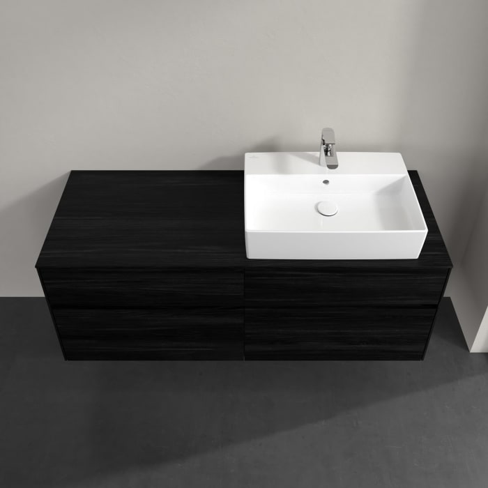 Villeroy & Boch Collaro Waschtischunterschrank 140 x 54,8 cm , mit LED-Beleuchtung, mit 4 Auszügen