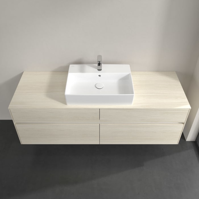 Villeroy & Boch Collaro Waschtischunterschrank 160 x 54,8 cm , mit LED-Beleuchtung, mit 4 Auszügen