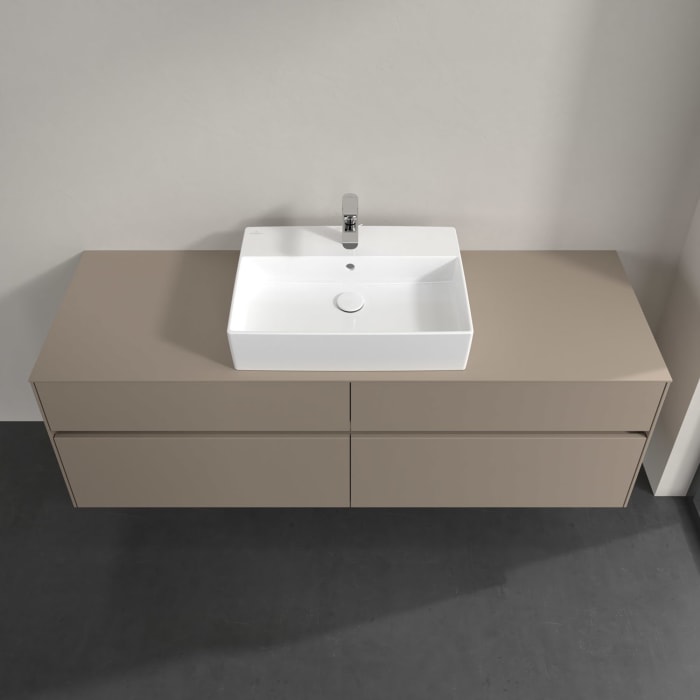 Villeroy & Boch Collaro Waschtischunterschrank 160 x 54,8 cm , mit LED-Beleuchtung, mit 4 Auszügen