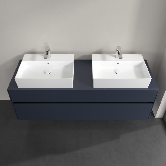 Villeroy & Boch Collaro Waschtischunterschrank 160 x 54,8 cm , mit LED-Beleuchtung, mit 4 Auszügen