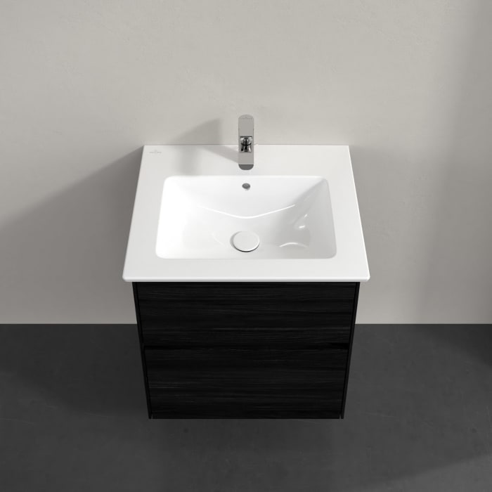 Villeroy & Boch Collaro Waschtischunterschrank 56,1 x 61 cm , mit LED-Beleuchtung, mit 2 Auszügen