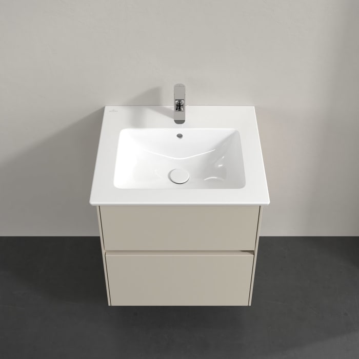 Villeroy & Boch Collaro Waschtischunterschrank 56,1 x 61 cm , mit LED-Beleuchtung, mit 2 Auszügen