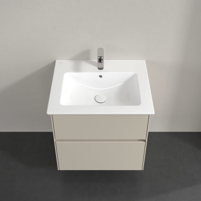 Villeroy & Boch Collaro Waschtischunterschrank 61,1 x 61 cm , mit LED-Beleuchtung, mit 2 Auszügen