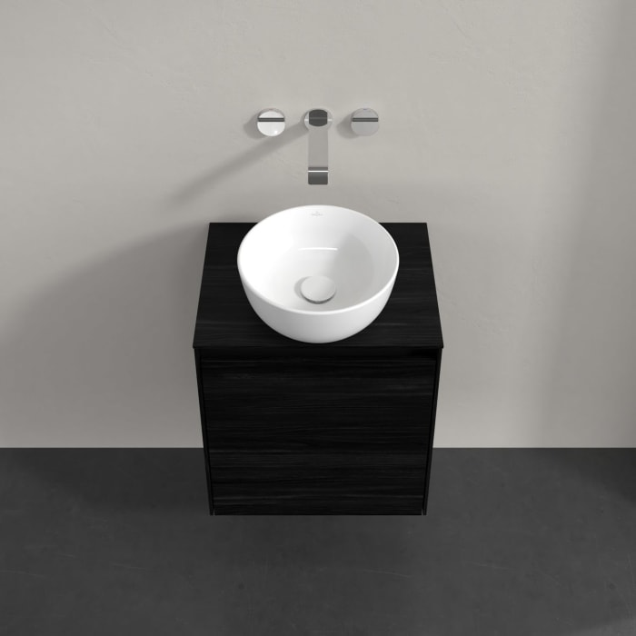 Villeroy & Boch Collaro Waschtischunterschrank 50 x 54,8 cm , mit LED-Beleuchtung, mit 1 Tür, Anschlag rechts