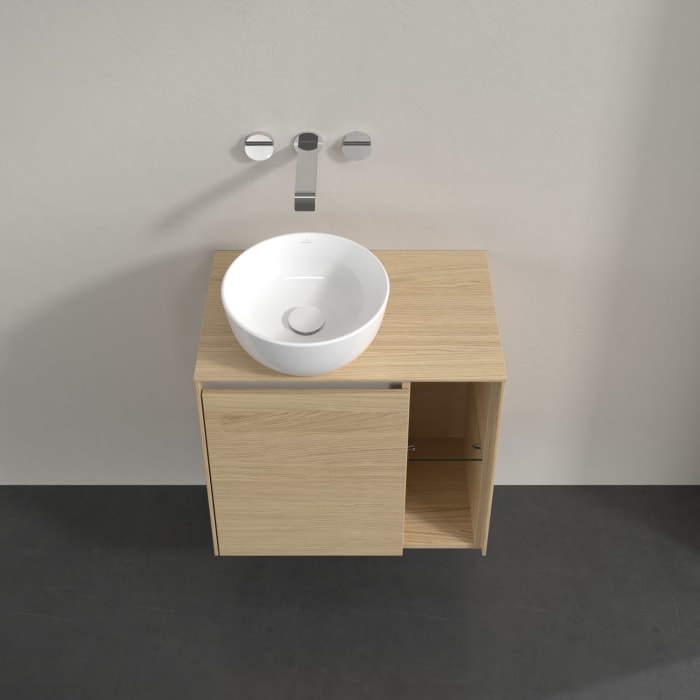 Villeroy & Boch Collaro Waschtischunterschrank 60 x 54,8 cm , mit 1 Tür, Anschlag links