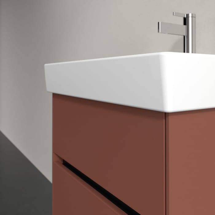 Villeroy & Boch Collaro Waschtischunterschrank 51 x 54,6 cm , mit LED-Beleuchtung, mit 2 Auszügen