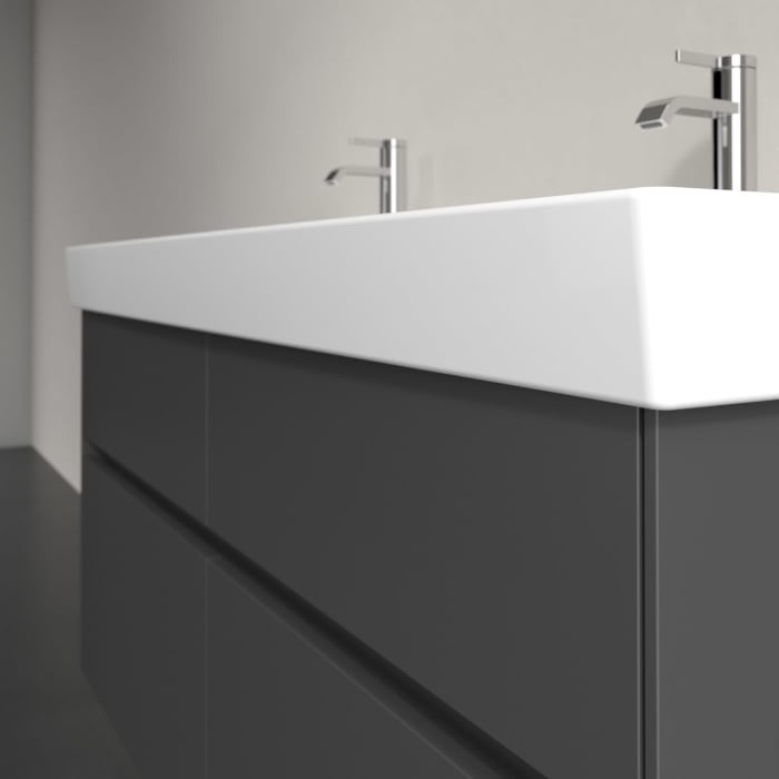 Villeroy & Boch Collaro Waschtischunterschrank 115,4 x 54,6 cm mit 4 Auszügen und LED Licht