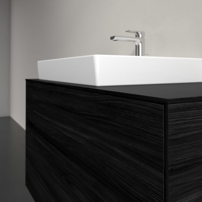 Villeroy & Boch Collaro Waschtischunterschrank 100 x 54,8 cm , mit LED-Beleuchtung, mit 2 Auszügen