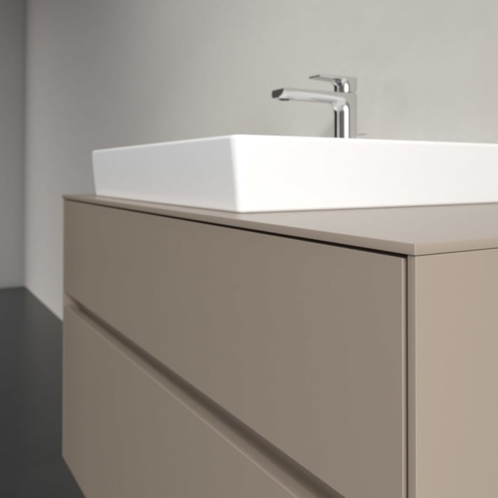 Villeroy & Boch Collaro Waschtischunterschrank 100 x 54,8 cm , mit LED-Beleuchtung, mit 2 Auszügen