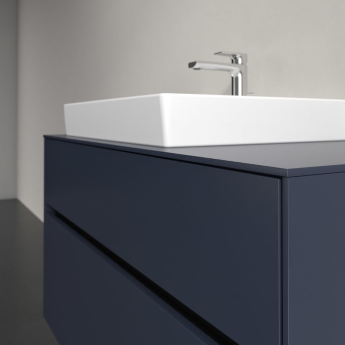 Villeroy & Boch Collaro Waschtischunterschrank 100 x 54,8 cm , mit LED-Beleuchtung, mit 2 Auszügen