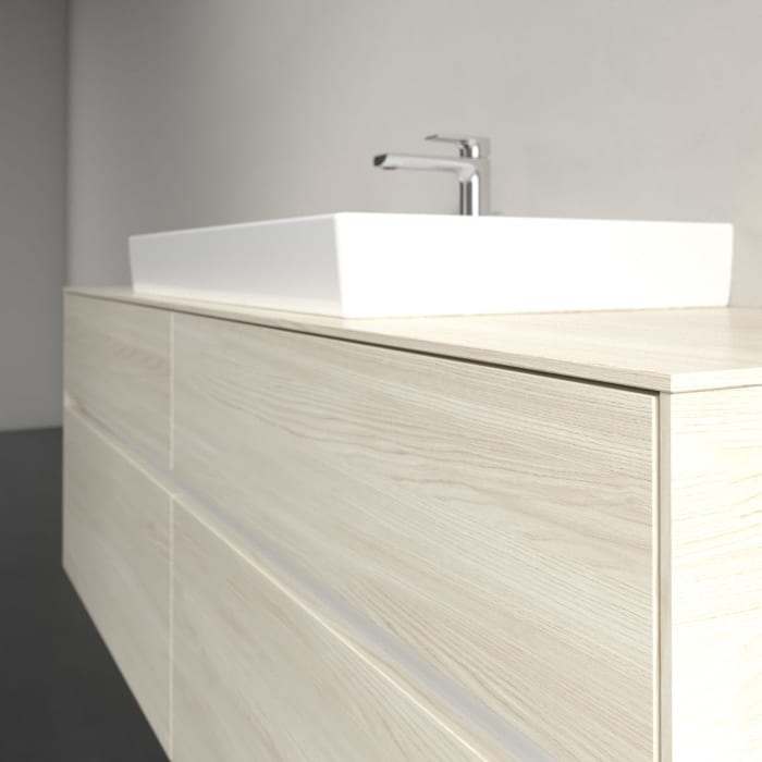 Villeroy & Boch Collaro Waschtischunterschrank 160 x 54,8 cm , mit LED-Beleuchtung, mit 4 Auszügen