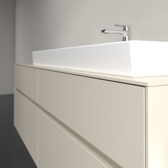 Villeroy & Boch Collaro Waschtischunterschrank 160 x 54,8 cm , mit LED-Beleuchtung, mit 4 Auszügen