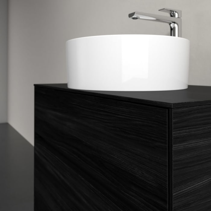 Villeroy & Boch Collaro Waschtischunterschrank 80 x 54,8 cm , mit LED-Beleuchtung, mit 2 Auszügen