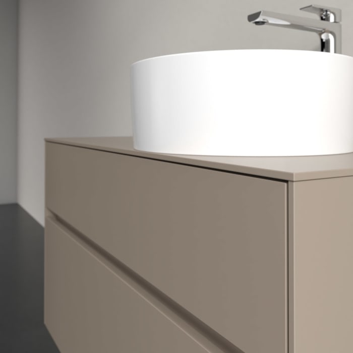 Villeroy & Boch Collaro Waschtischunterschrank 100 x 54,8 cm , mit LED-Beleuchtung, mit 2 Auszügen