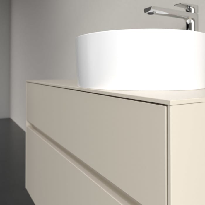 Villeroy & Boch Collaro Waschtischunterschrank 100 x 54,8 cm , mit LED-Beleuchtung, mit 2 Auszügen