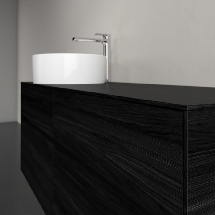 Villeroy & Boch Collaro Waschtischunterschrank 140 x 54,8 cm , mit LED-Beleuchtung, mit 4 Auszügen