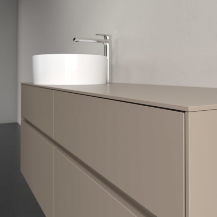 Villeroy & Boch Collaro Waschtischunterschrank 140 x 54,8 cm , mit LED-Beleuchtung, mit 4 Auszügen