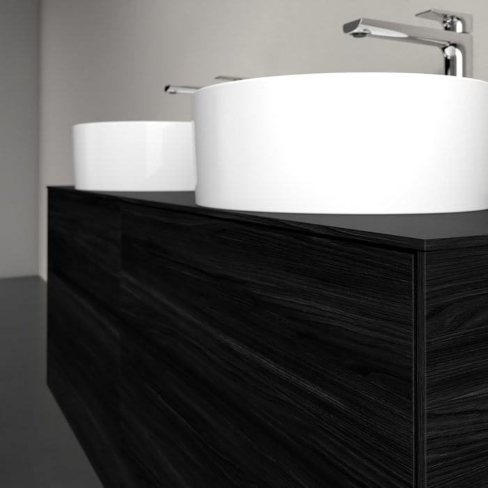 Villeroy & Boch Collaro Waschtischunterschrank 140 x 54,8 cm , mit LED-Beleuchtung, mit 4 Auszügen