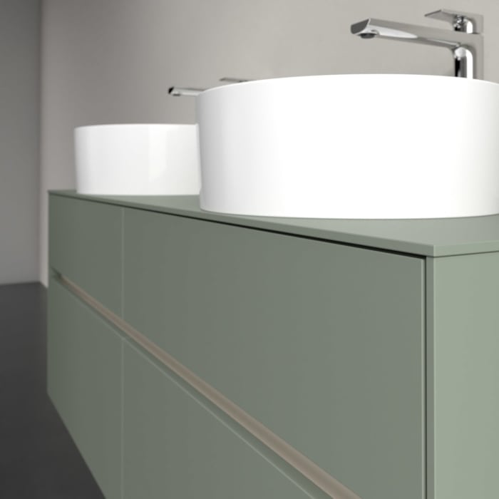 Villeroy & Boch Collaro Waschtischunterschrank 140 x 54,8 cm , mit LED-Beleuchtung, mit 4 Auszügen